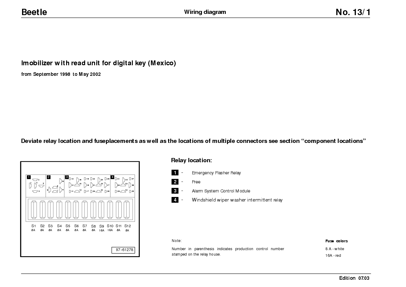 Immobiliser Control Unit via a Digital (encoded) Key